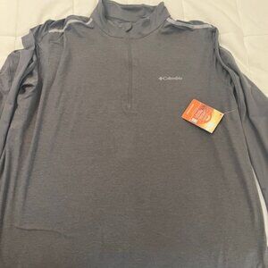 NWT Authentic Columbia 1/4 Zip Pullover – LakeFront Trail – Men’s XXL – Grey